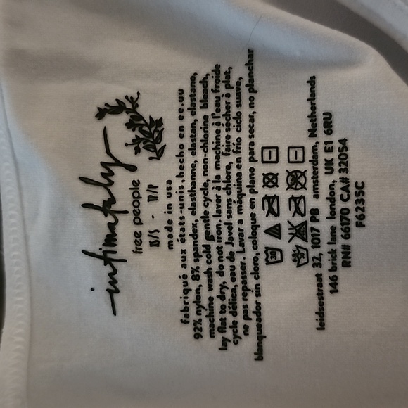 NWOT Intimately Free People It Takes Tube Brami in White Sz SX/S and M/L - Picture 5 of 5
